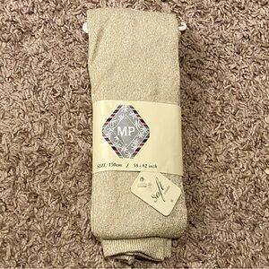 MP Tights Girls Gold Sparkly Tights NWT 2/3 8/10 13/14